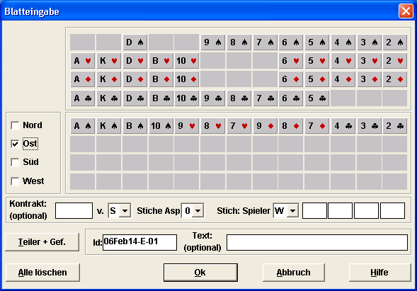 Dialog zur Benutzereingabe von Bl�ttern