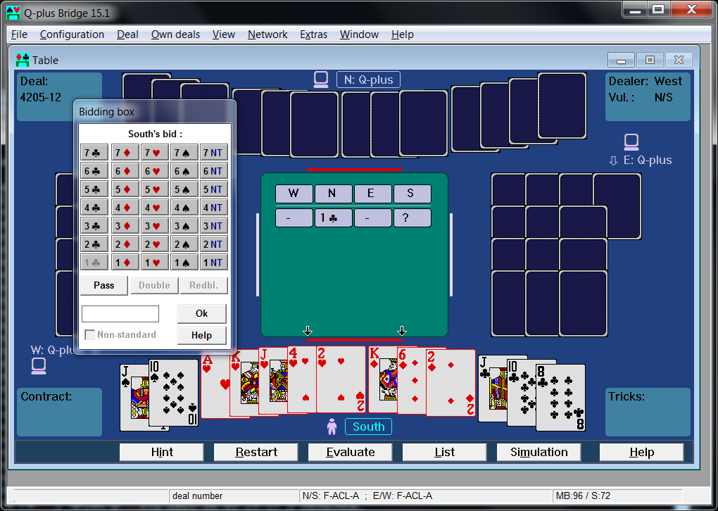 User Interface - Table Window 